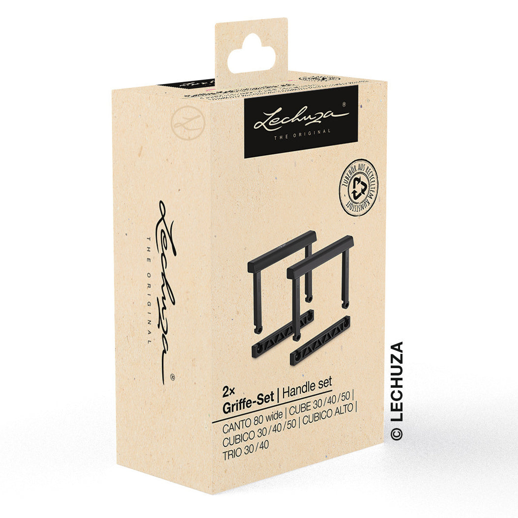 Maniglie + staffa CUBICO/CUBE/ALTO/TRIO (contenuto sufficiente per 2 vasi)