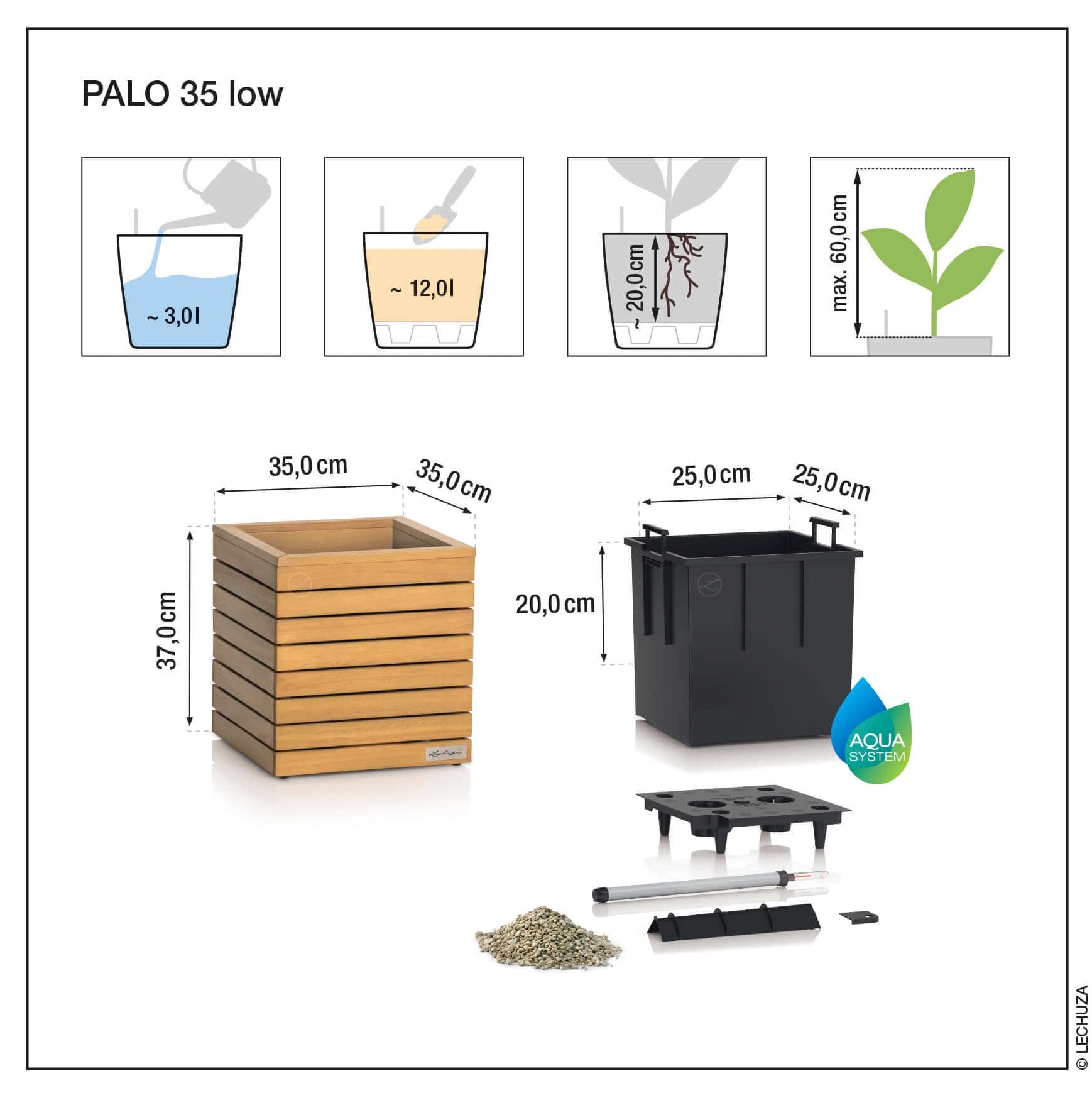 PALO Natural Wood low