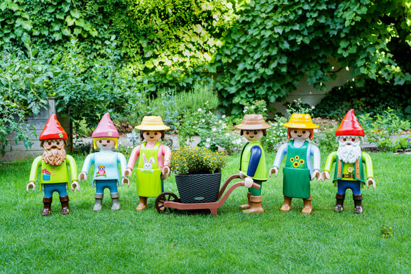 PLAYMOBIL FIGURINE LOT 2 Personnage City Life Jardinier + Éboueur PLAYMOBIL FIGURINE LOT 2 Personnage City Life Jardinier + Éboueur